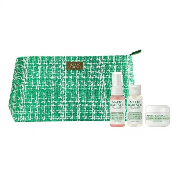 Mario Badescu Other - MARIO BADESCU 4p $50 Face Cleanser Spray Mask Bag